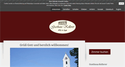 Desktop Screenshot of gasthaus-kellerer.de